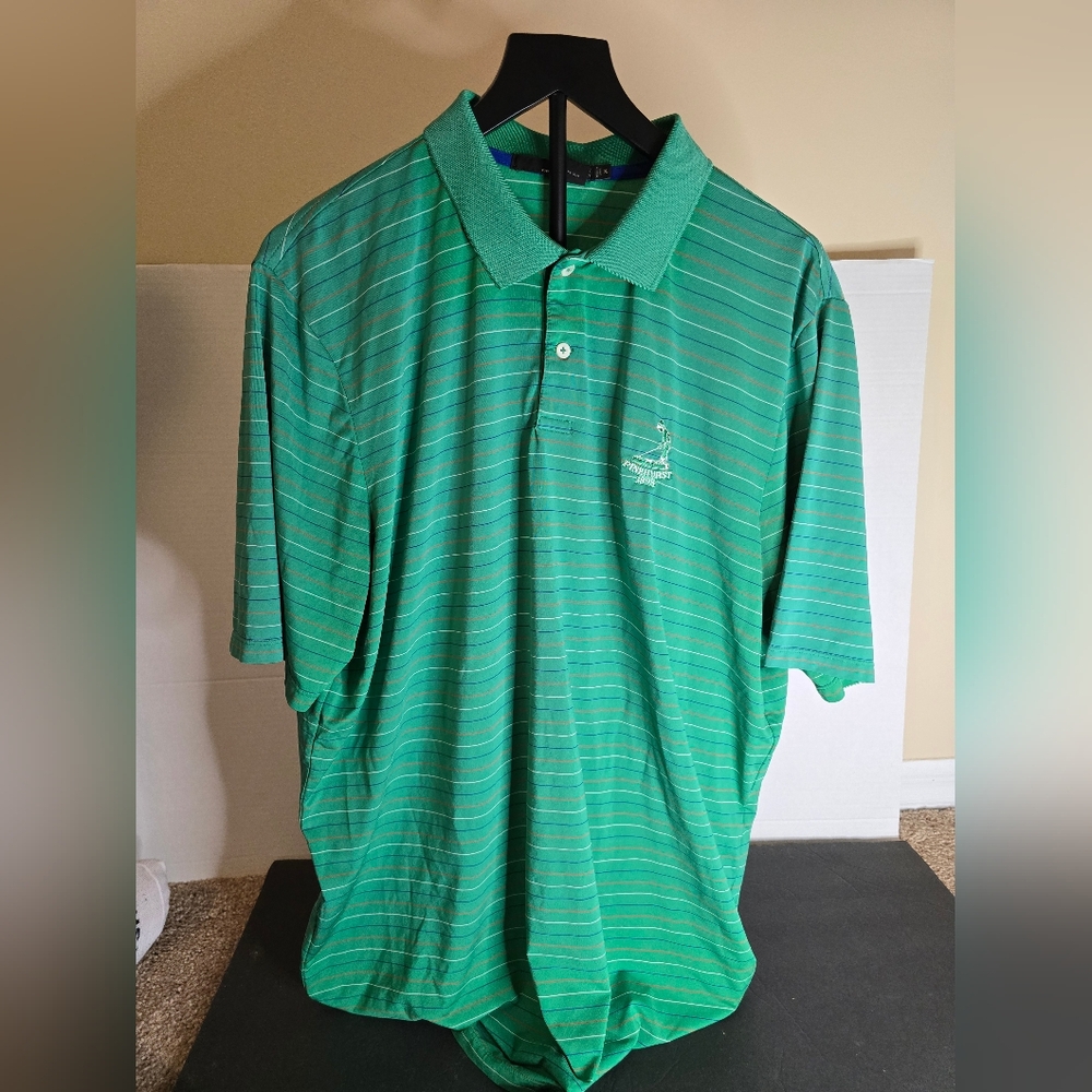 Ralph Lauren RLX Performance Mens Golf Polo Pinehurst 1895 Sz XL